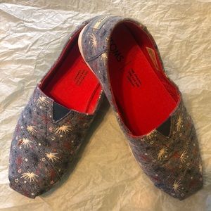 Toms Glow in the Dark Fireworks Print